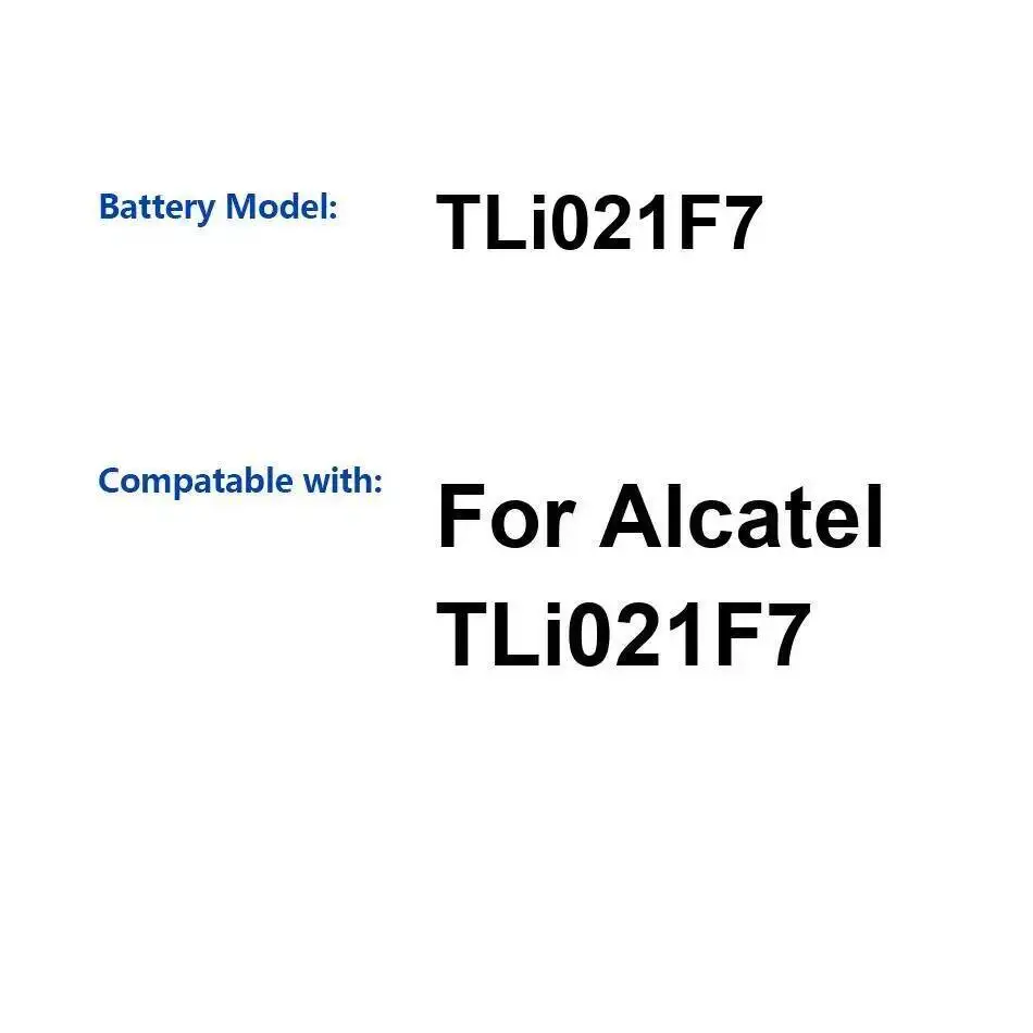 لبطارية الهاتف المحمول Alcatel Tli021f7 2200Mah متينة عالية التوافق