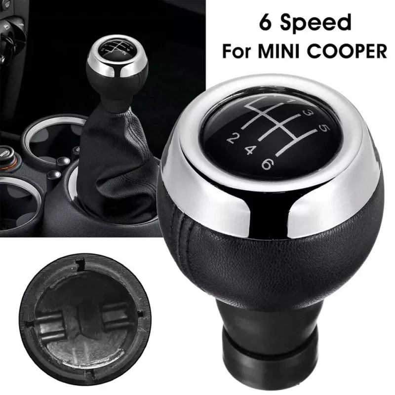 

6 Speed Gear Knob Shift Stick Car Gear Shift Knob Shifter Lever For Mini For Cooper R55 R56 R57 R58 R59 R60 Auto Accessories