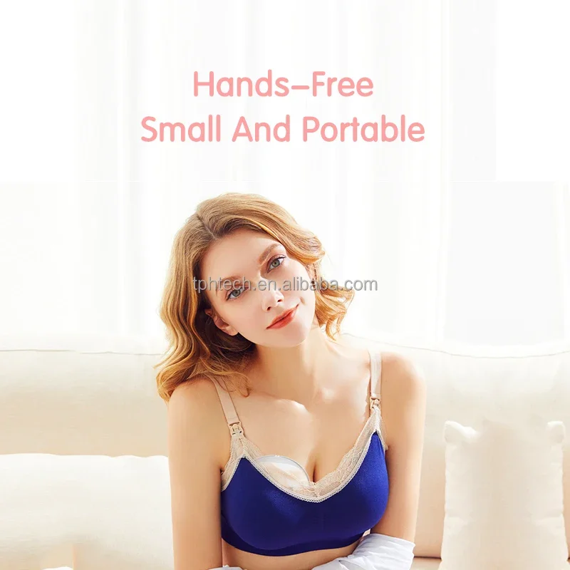 Best Selling Duckbill Valve Dual Electric Double Hands Free Breast Pump Bra