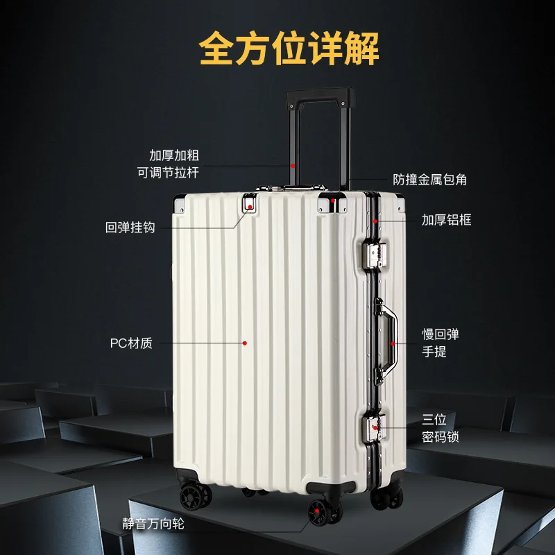 Tiumii walizka damska wysoki poziom wygląd nowy cichy silny wytrzymały męski wreczek z hasłem duża pojemność