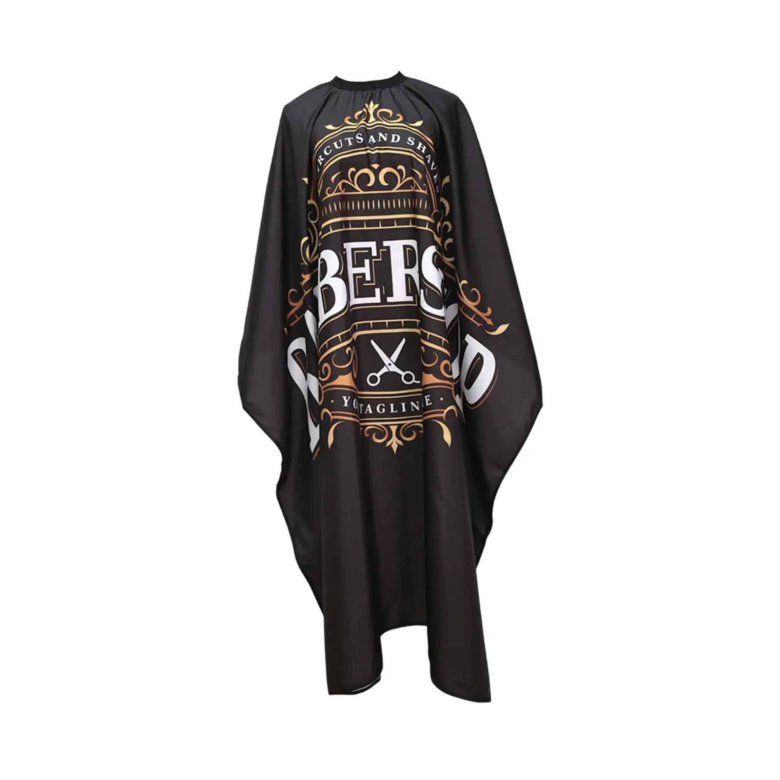 Salon Barber Cape Black Large Reusable Hairdresser Cape Adjustable for Beauty Salon Hair Dye Perm