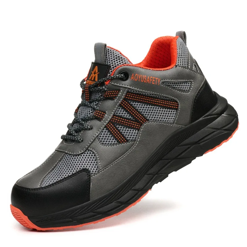 AOYU 2026 WINTER Safety Protective Shoes Steel Toe Work Shoes Men Anti-puncture Safety Shoes Men Women Work Safety Boots