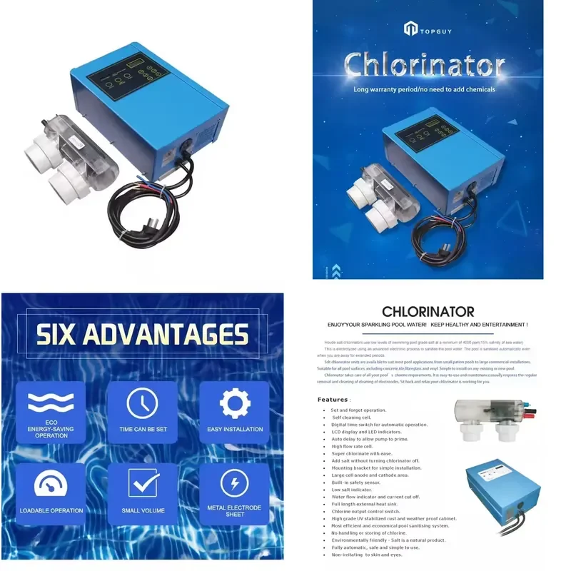 High Quality Salt Water Self Cleaning Replaceable Chlorinator Cell Salt for Swimming Pool