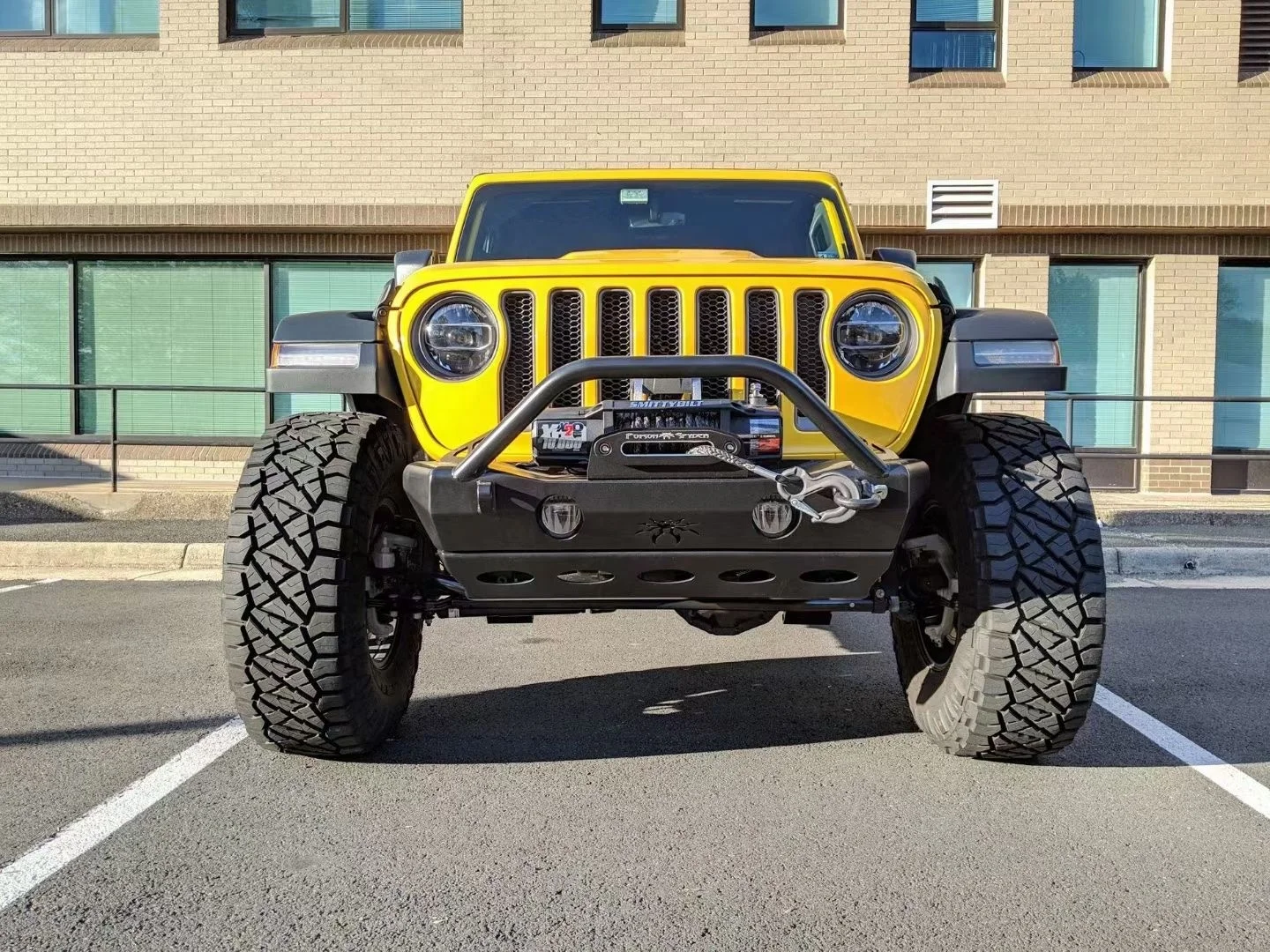 steel poison spider front bumper for jeep wrangler JL accessories