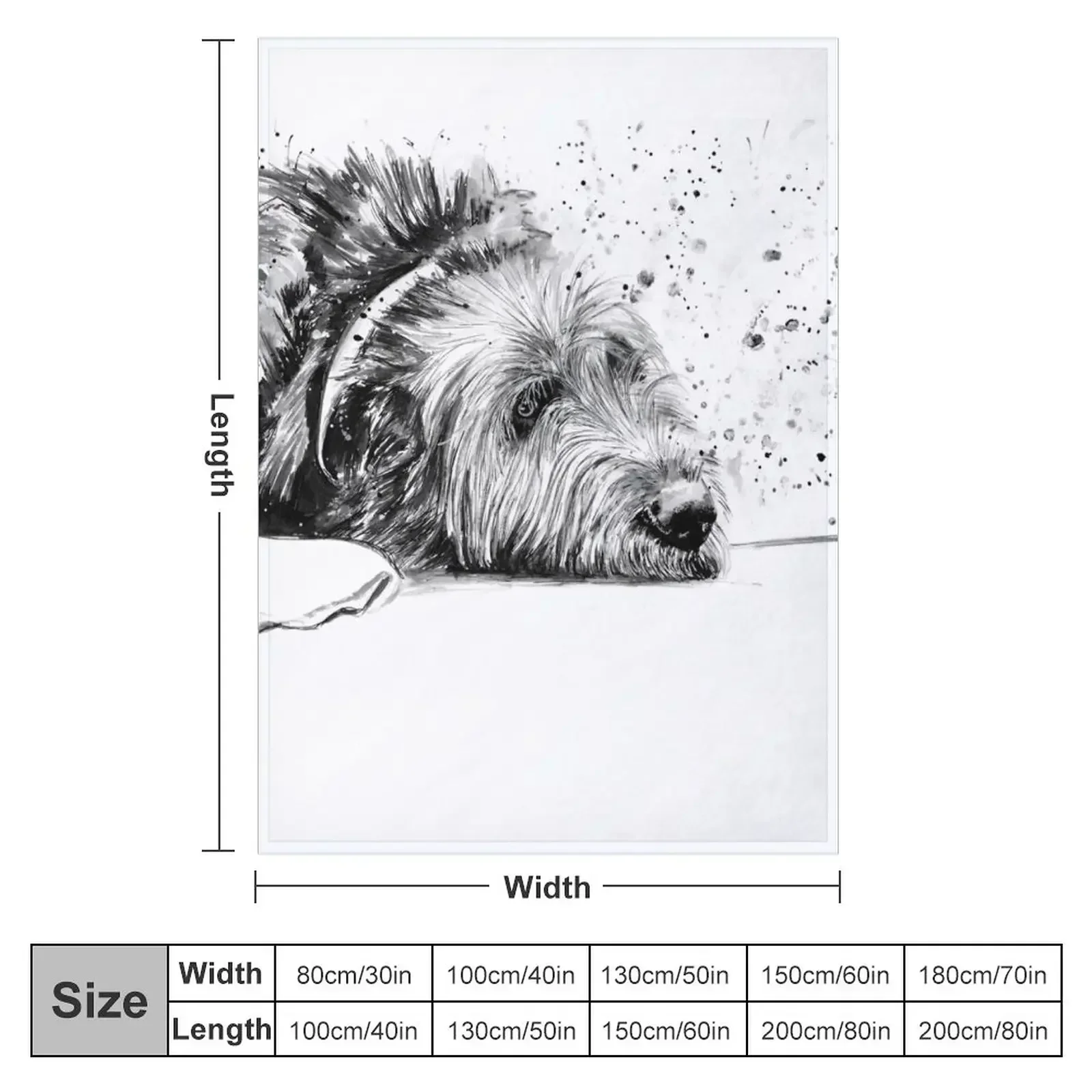 Irish Wolfhound Throw Blanket valentine gift ideas funny gift for sofa Luxury Designer Blankets