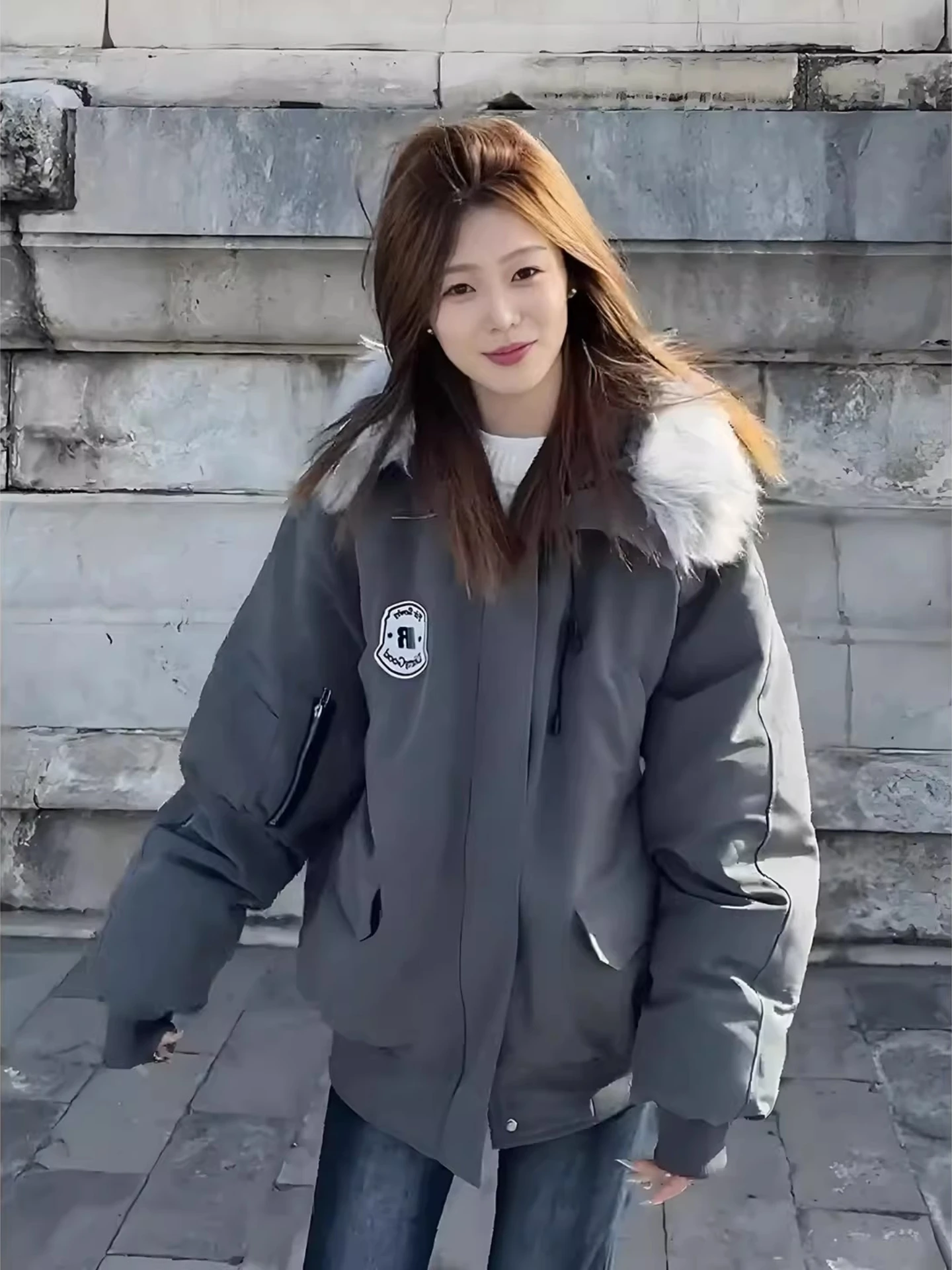 

Американская утепленная зимняя парка-пуховик для пар, молодежная модная теплая куртка