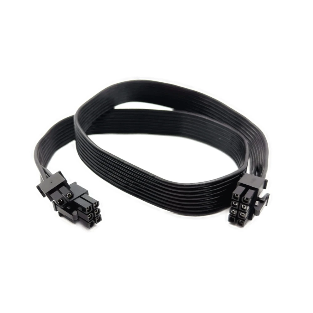 

YEPLOOK PCIe одиночный 8-контактный 6 + 2-контактный плоский кабель, кабель графического процессора для модульной мощности Corsair HX1200, HX1000, HX850, HX750 PLATINUM Type 4