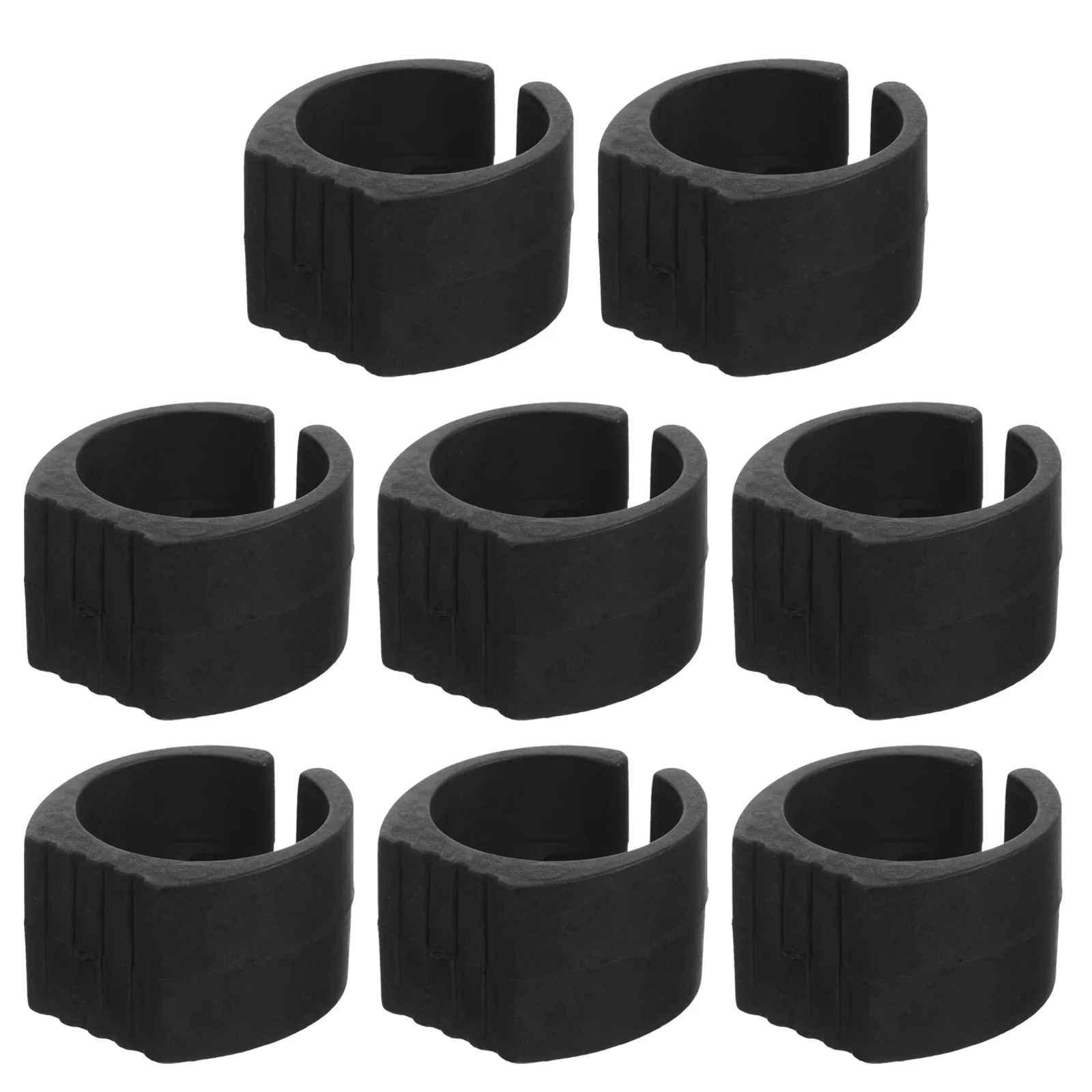 แผ่นกันลื่น 8 ชิ้น สำหรับรถเข็น รถเข็นของ แผ่นรองพับได้ อุปกรณ์เสริมสำหรับการช้อปปิ้ง