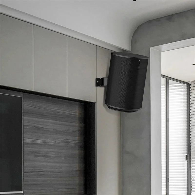 【마지막 기회!】Sonos Era 100용 벽걸이 브래킷 2개, 무선 스피커 공간 절약형 스마트 홈 금속 벽 스탠드 홀더