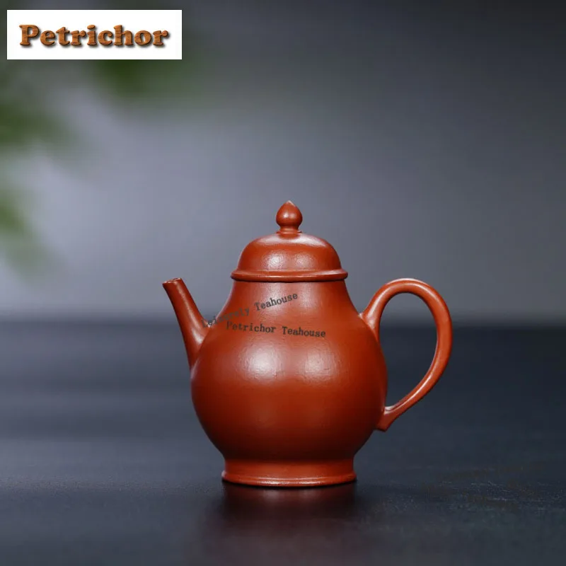 

120 мл Бутик Исин Фиолетовые Глиняные Чайники Ручной Работы Высокая Кастрюля Сырой Руд Чжу Грязь Чайный Заварщик Чайник С Заварным Чайным Набором Zisha