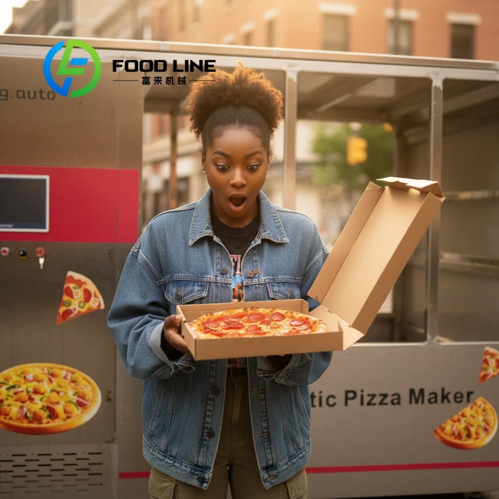 Customize Automatic Pizza Production Equipment - Modular Design - Supports Customization Of Sauces And Ingredients