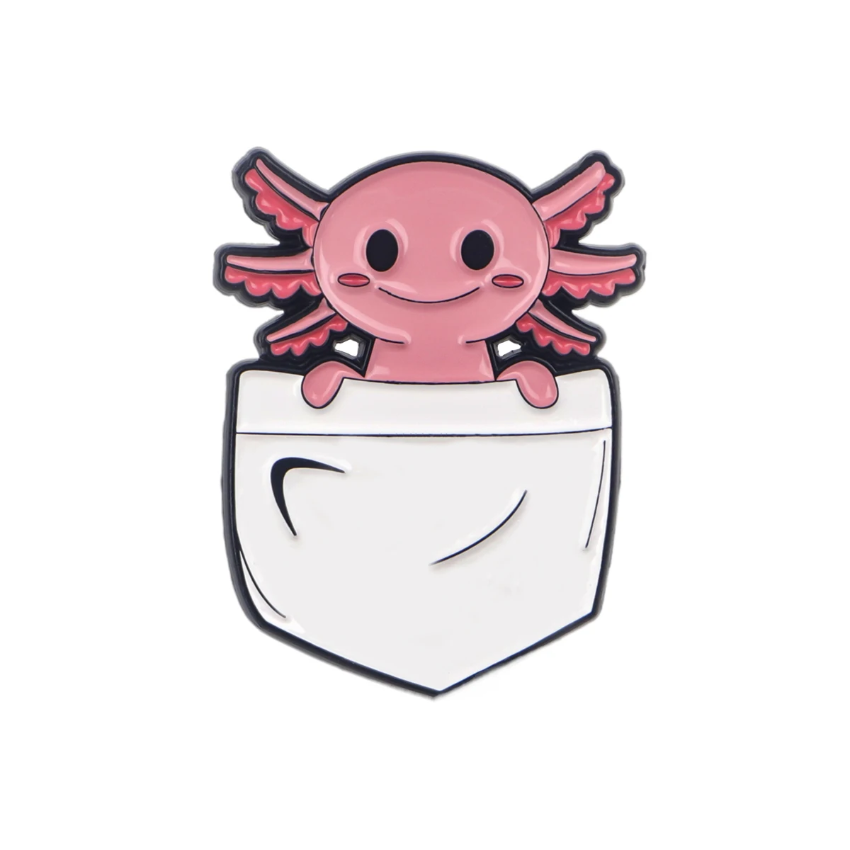 Pumpkin Axolotl Enamel Pin Badges Brooches for Women Lapel Pins for Backpacks Fashion Jewelry Accessories Christmas Gifts