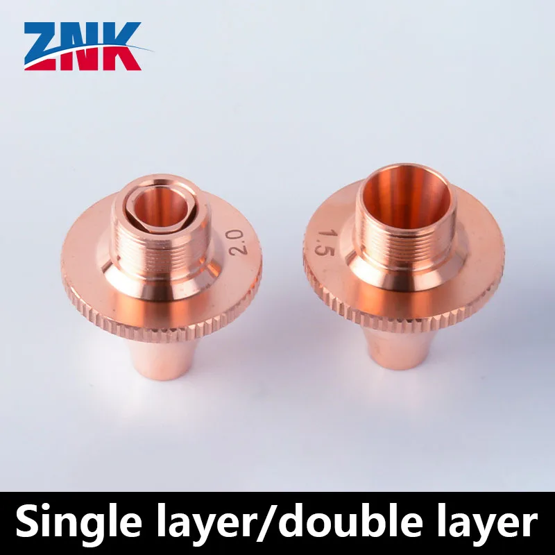 10 Pcs Laser Three-dimensional Pipe Cutting Machine Nozzle Head Cutting Nozzle Copper Nozzle D18 H20 M9 High-speed Cutting Head