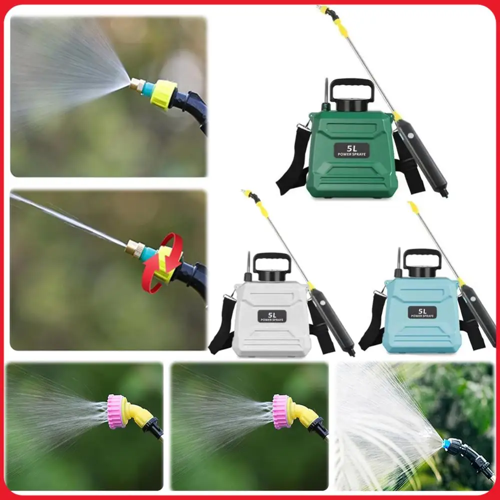 5L Shoulder  Sprayer Automatic Sprayer Bottle USB Rechargeable Lawn Sprinkler 3 Modes Multi-Function for Lawn Watering