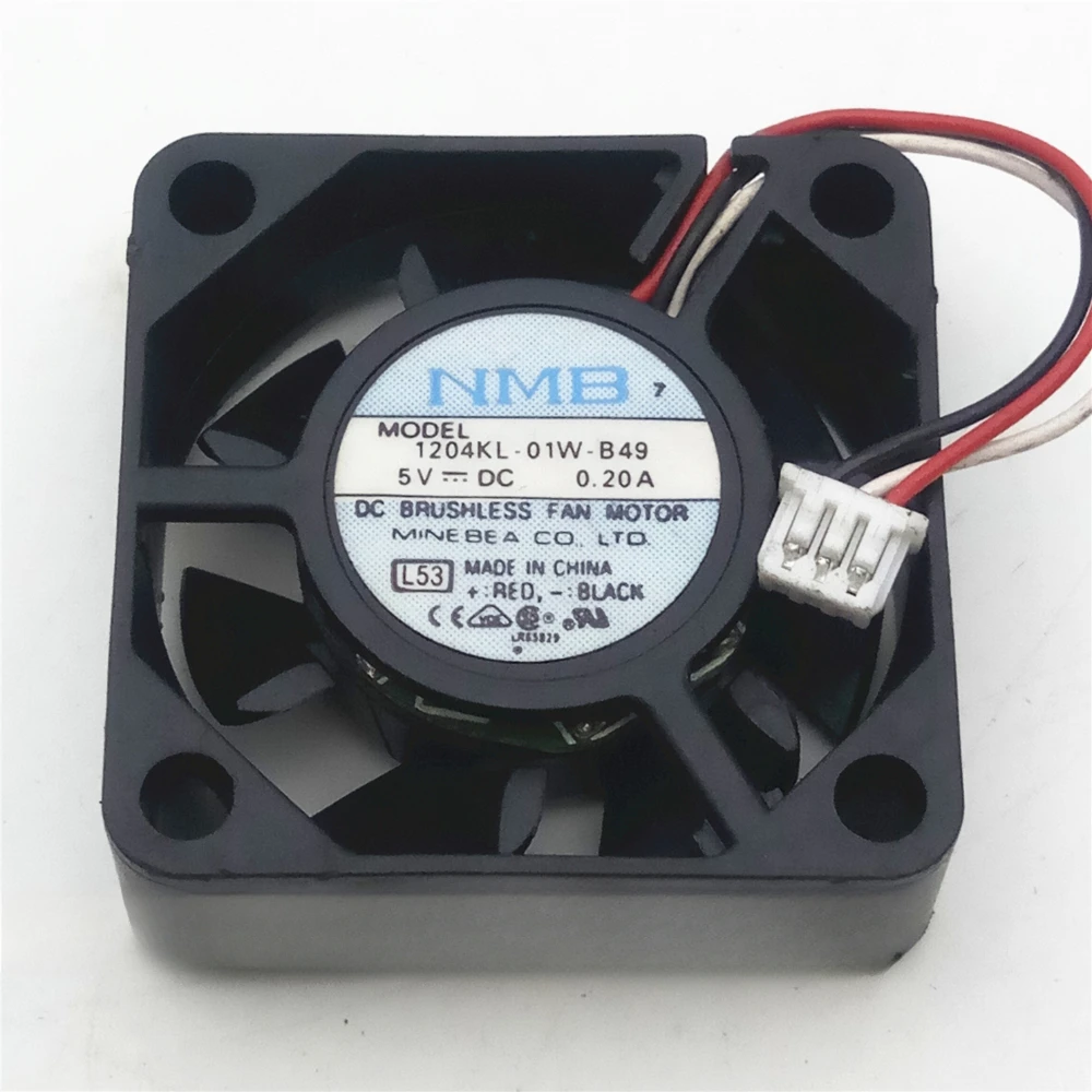 

1204KL-01W-B40 1204KL-01W-B49 Server Fan for NMB NMB-MAT High Air Flow Axial Silent Inverter Cooling Fan 3010 5V 3CM 0.20A