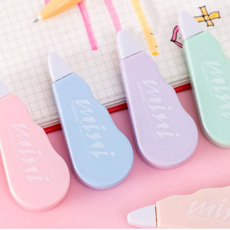 1 Set/6 Piece Cute Kawaii Macaron Correction Tape Altered Tools School Office Corrector Stationery Kids Sweet Novelty Supplies