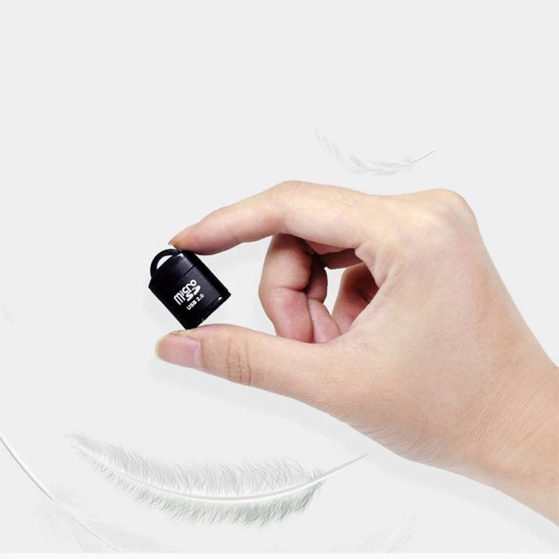 USB マイクロ SD カードリーダーチェーン TF カードライターミニ拡張メモリドングル車のスピーカーアダプタコンピュータラップトップ音楽再生コンバータ