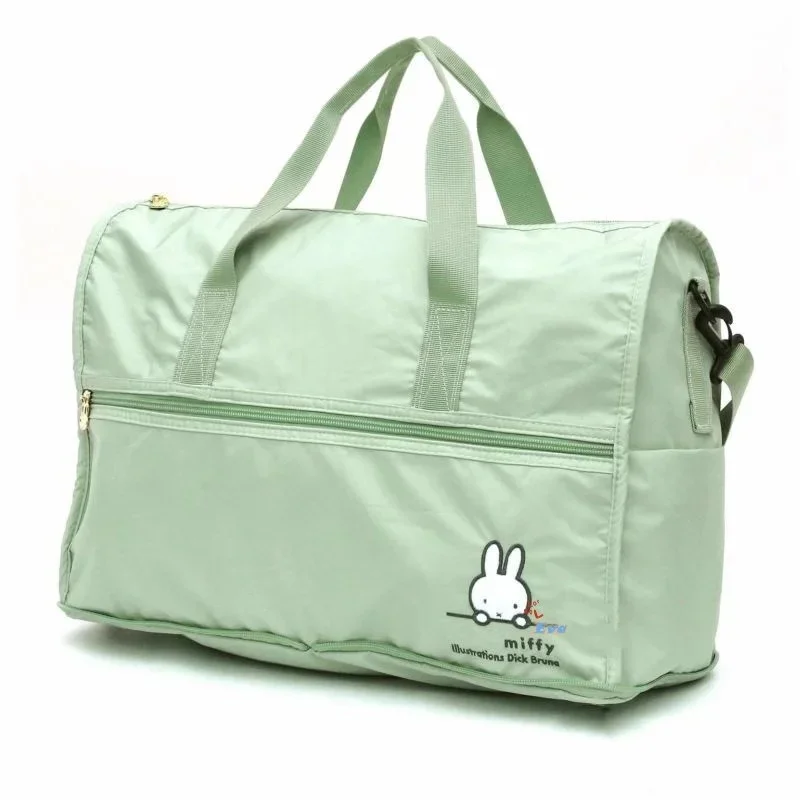 

2025 Miffy Travel Bag Japanese Kawaii Women's Large Capacity Folding Travel Bag Korean Couple Student Portable Storage Bag