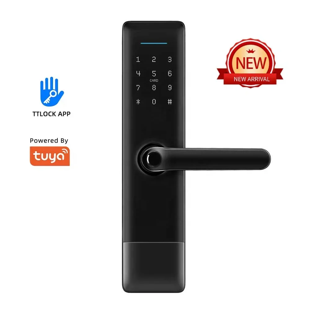 Morden style anti-theft suitable indoor BLE APP Wifi Electric Smart Door Lock