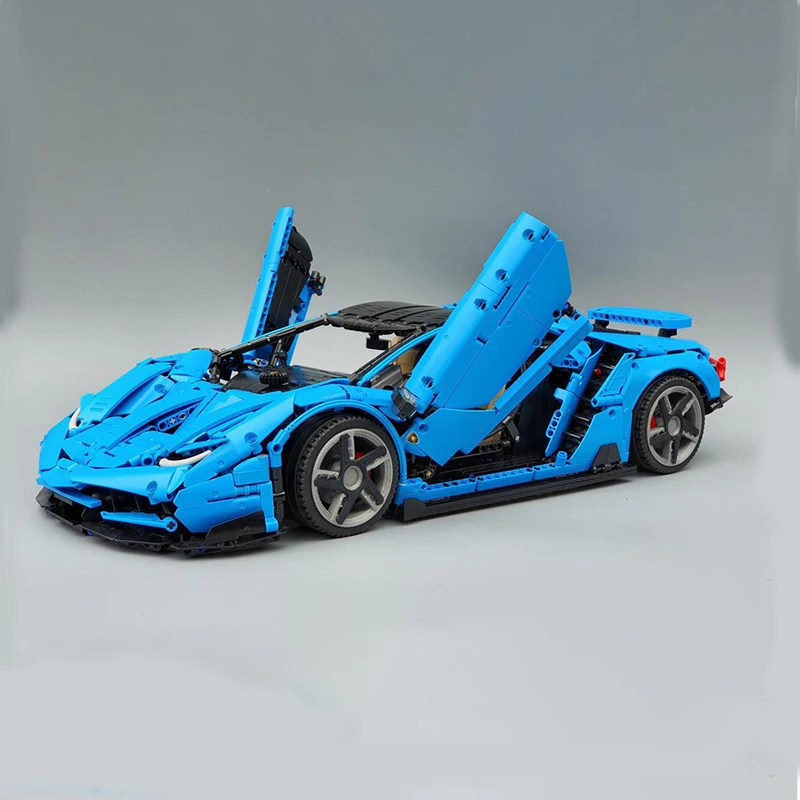 3789PCS MOC 속도 챔피언 Lamborghiniers Centenario 1:8 Hypercar 모델 빌딩 블록 스태킹 벽돌 크리 에이 티브 아이 장난감 선물