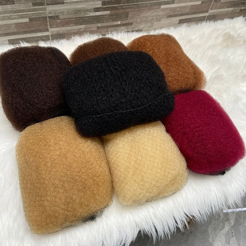 الأفرو غريب مجعد الكروشيه النسيج حزم الشعر البشري 12-22 بوصة ملحقات جديلة القذرة # 1ب # 4 # 30 # 27 # 613 # 99J للنساء