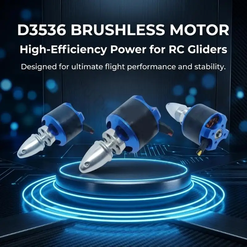 96BA Metallgehäuse D3536 1200Kv Bürstenloser Motor für Modellflugzeug-Antriebssysteme mit vorderen Befestigungslöchern – Detail 3