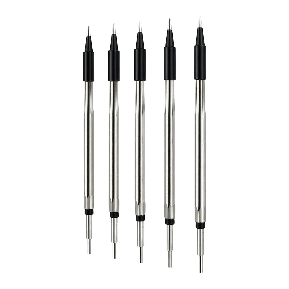 C210 Soldering Iron Tips Integrated Heating Core With Heater Set Chisel Round Horseshoe Head For USB Portable Welding Repair Too