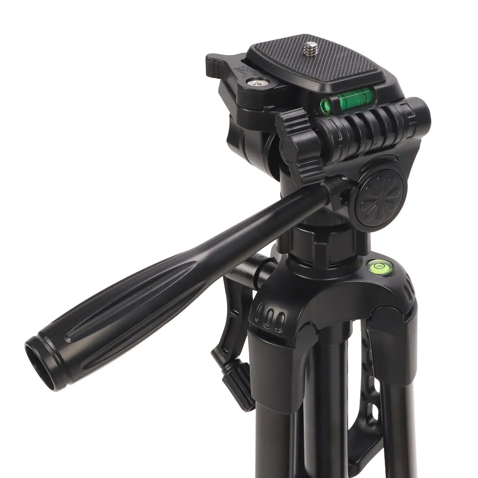 Portable Foldable 55 Camera Floor Tripod Stand w/ 1/4 Screw   Strong Load Bearing for SLR, Projector, Indoor Shooting