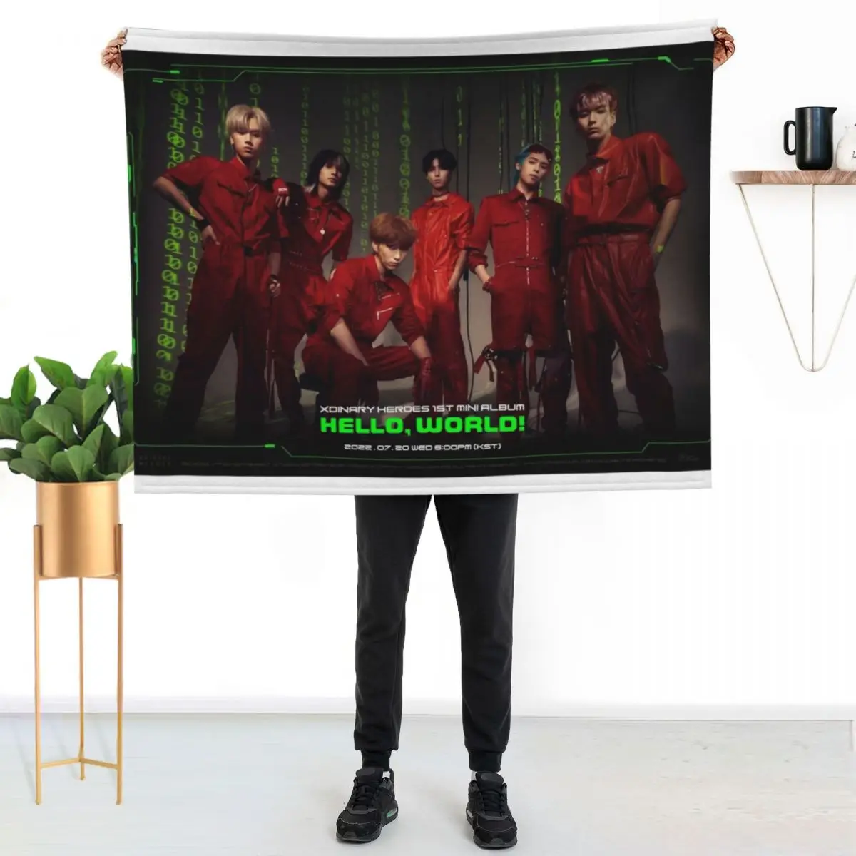 Xdinary Heroes - Hello, World! Throw Blanket christmas decoration Sofas halloween Soft Big Personalized Gift decorative Blankets