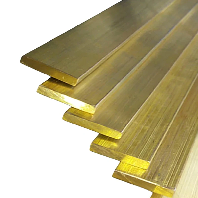 1pcs brass strip square plate DIY rivet material building material pure copper  metal sheet material thickness 2mm-20mm