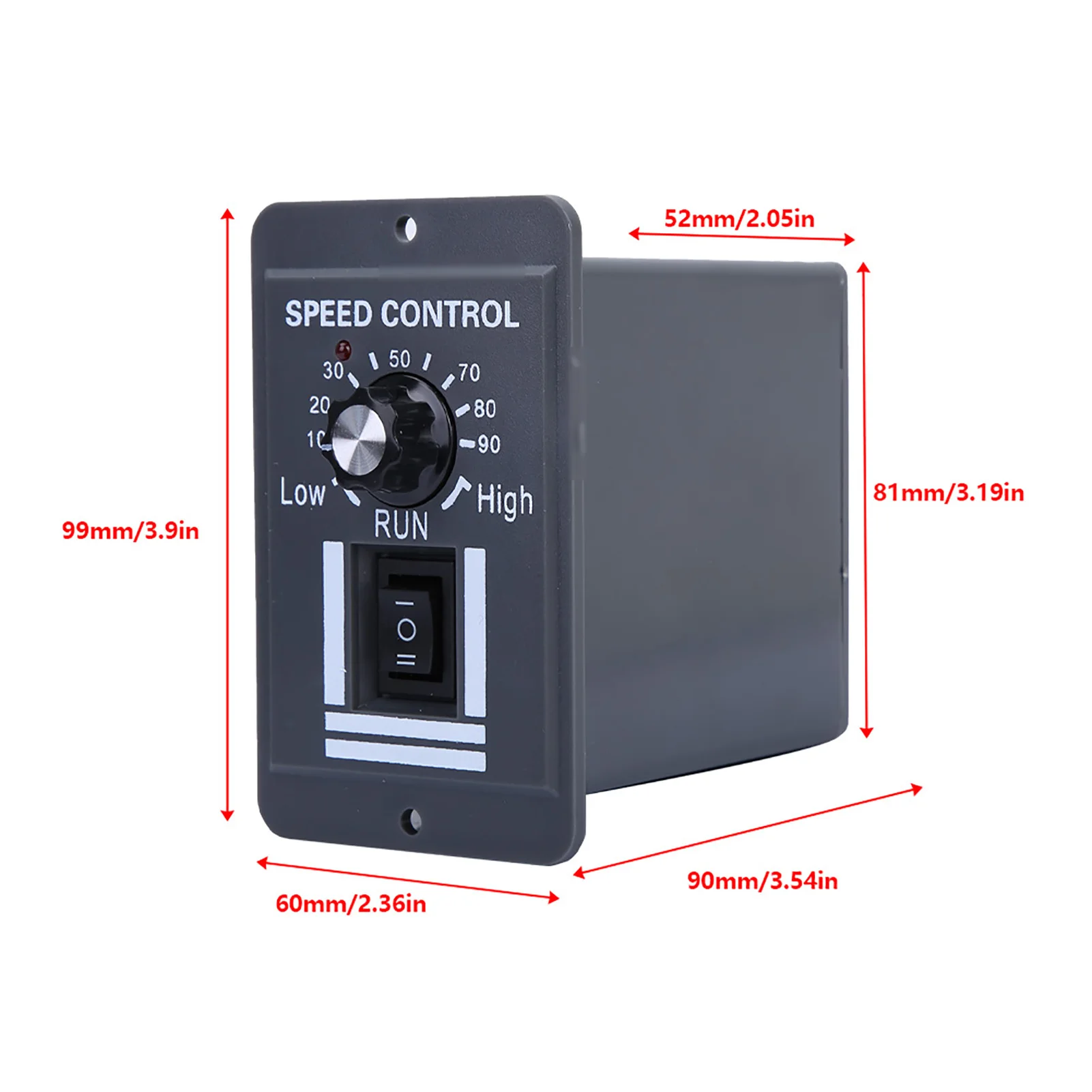 DC Motor Speed Controller 12-60V 40A PWM Brush Motor Speed Controller CW CCW Reversible Switch Motor Controller