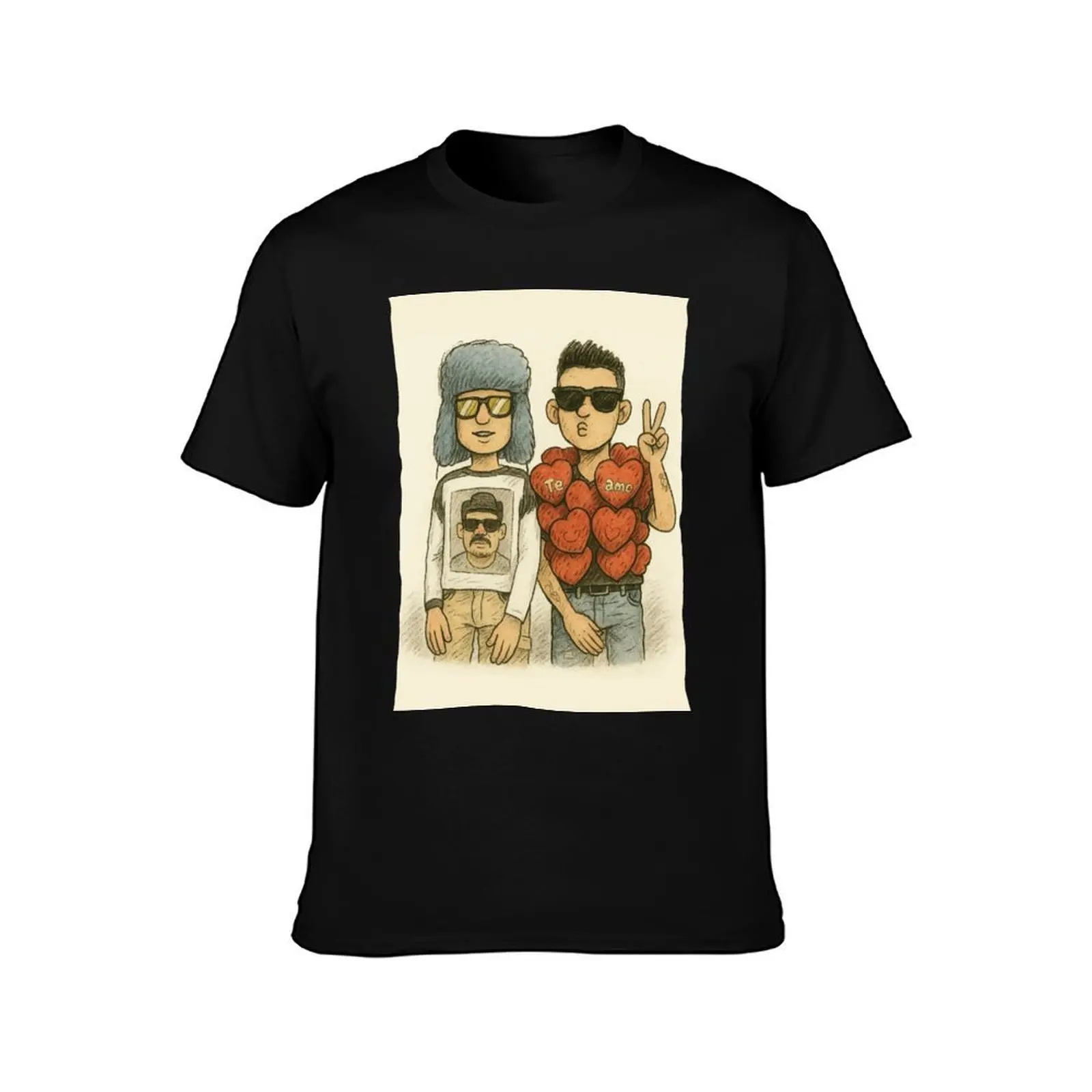 Copy of catriel y paco amoroso, ca7riel tiny desk T-Shirt, Summer Casual Cotton Tee, Oversized Streetwear Tops, Unisex Men Women
