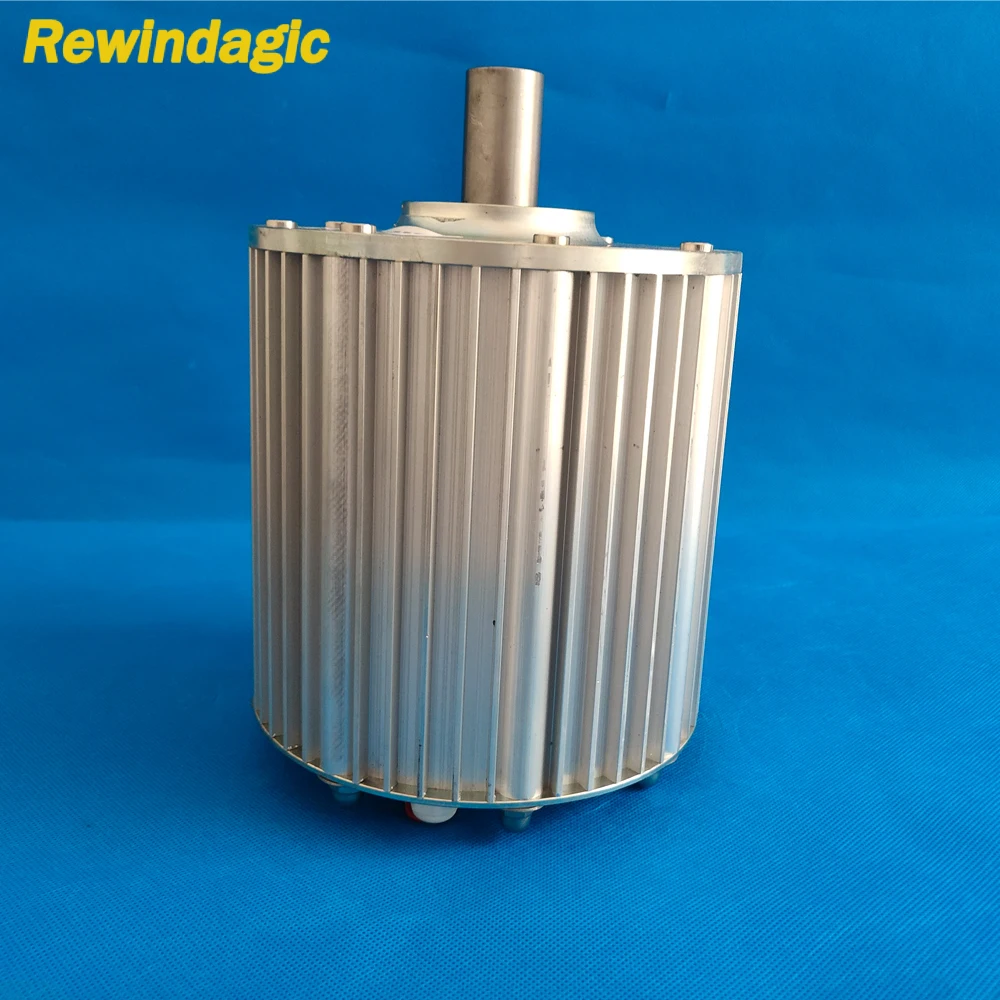 Low RPM Speed 20KW 24V-380V Gearless Permanent Magnet Generator AC Alternators For Wind Turbine Water Turbine 20000W