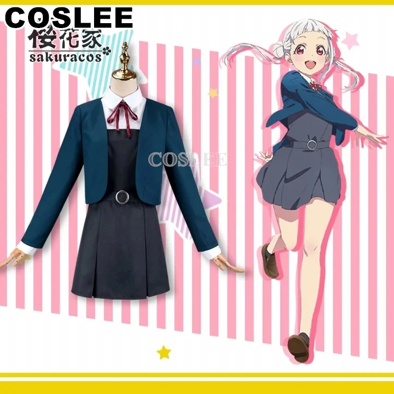 COSLEE Anime Lovelive SuperStar Liella Keke Ren Chisato Kanon Sumire Schuluniform Kleid Cosplay Kostüm Halloween Party Outfit