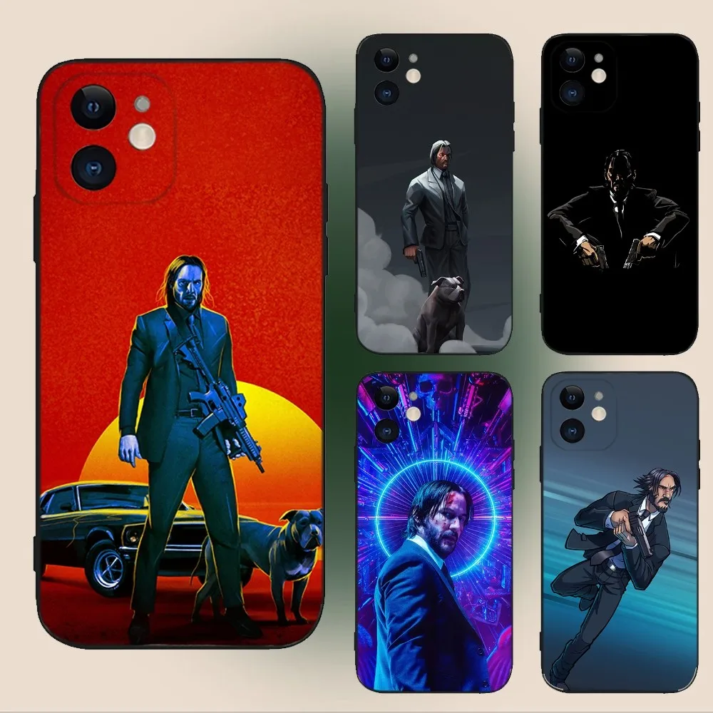 Film J-John-Wick Bab Phone Case For iPhone 15,14,13,12,11,Plus,Pro Max,XS,X,XR,SE,Mini,8,7 Soft Silicone Black Cover