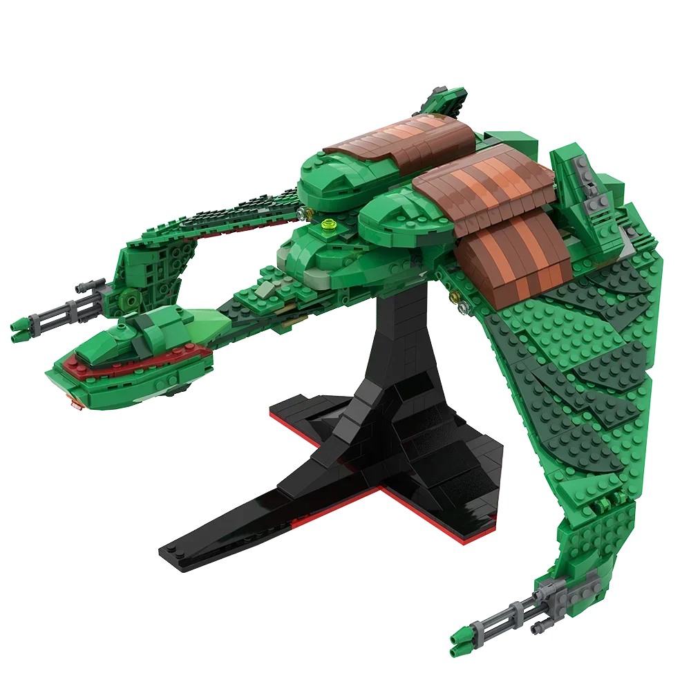 

Ekbrick Moc Space Trek Klingon Raptor, птица добычи, кирпич, космический корабль, модель, набор строительных блоков, обучающие игрушки для детей, подарок