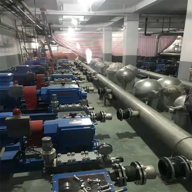 معدات التنظيف الصناعية باستخدام مضخة الضغط العالي 500 بار إلى 1500 بار للتنظيف #3