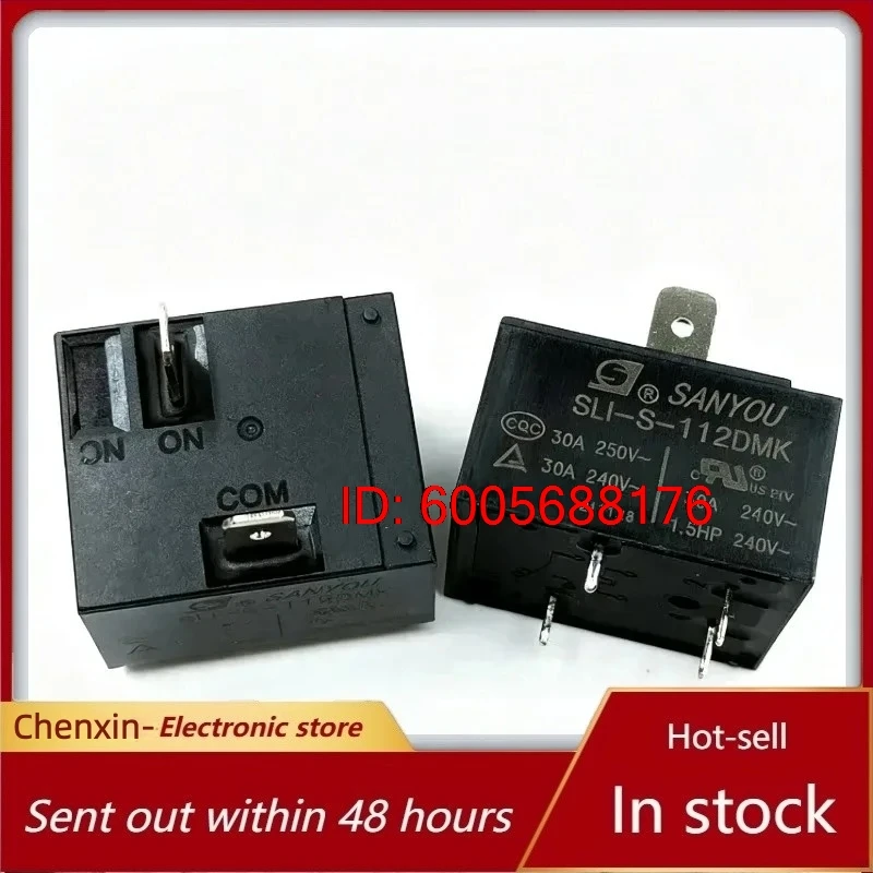 50pcs/lot 100% original genuine relay:SLI-S-112DMK SLI-S-112DM SANYOU Air conditioner relay 30A 12V 4pins