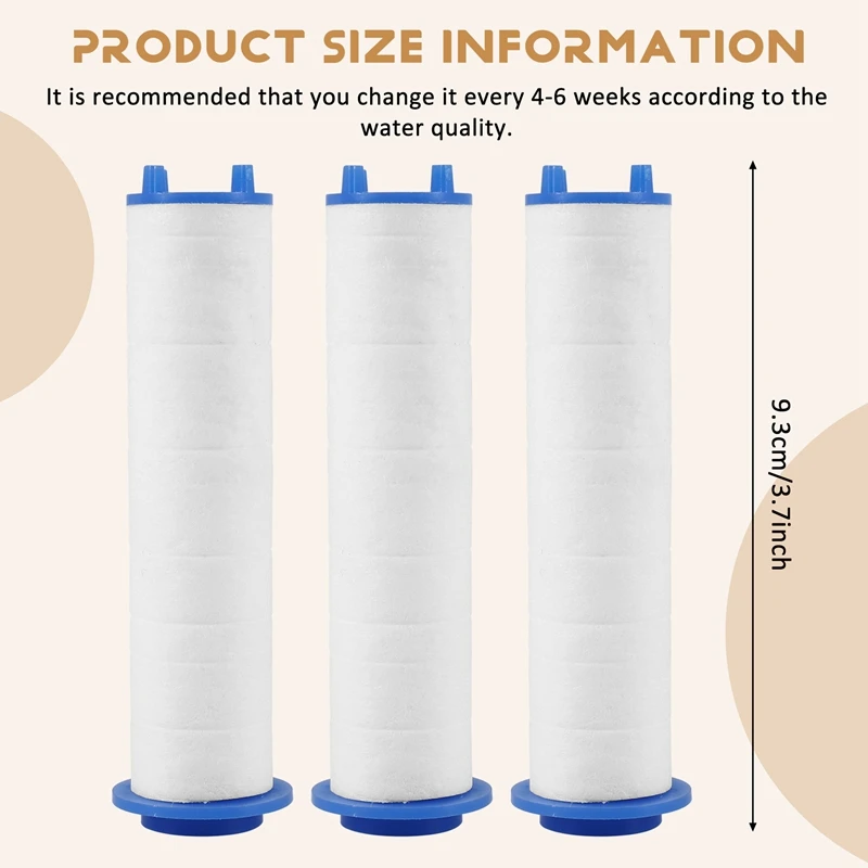 Hot 10Pcs Turbo Fan Shower Head Filters--Used For Propeller Driven Handheld Shower Head High Pressure - Shower Head