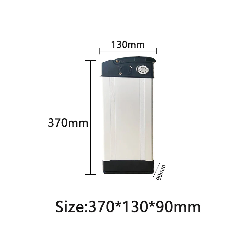 Batteria per bici elettrica 36V 10000mah Custodia per pesci argento Kit di conversione Haiba per bici da motore Bicicletta elettrica