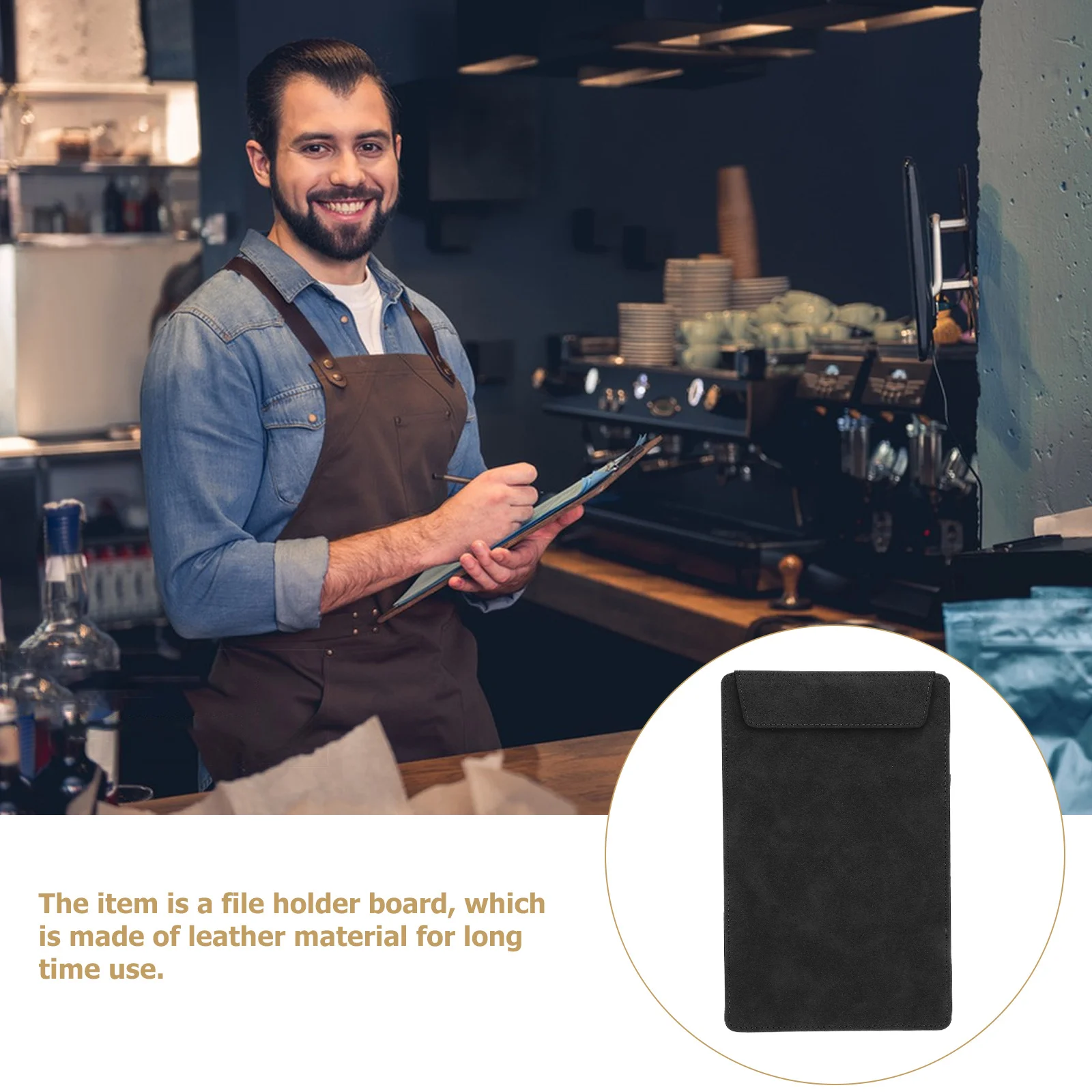 

Multi-Functional Menu Holder Clipboard Practical Writing Board Office Document Organizer Restaurant Menu Holder