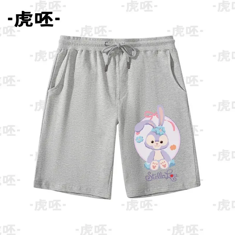 Disney Star Deluxe Duffy Bear Lingna Belle Sherry Mae Geradoni Shorts Boys and Girls Sports Casual Pants