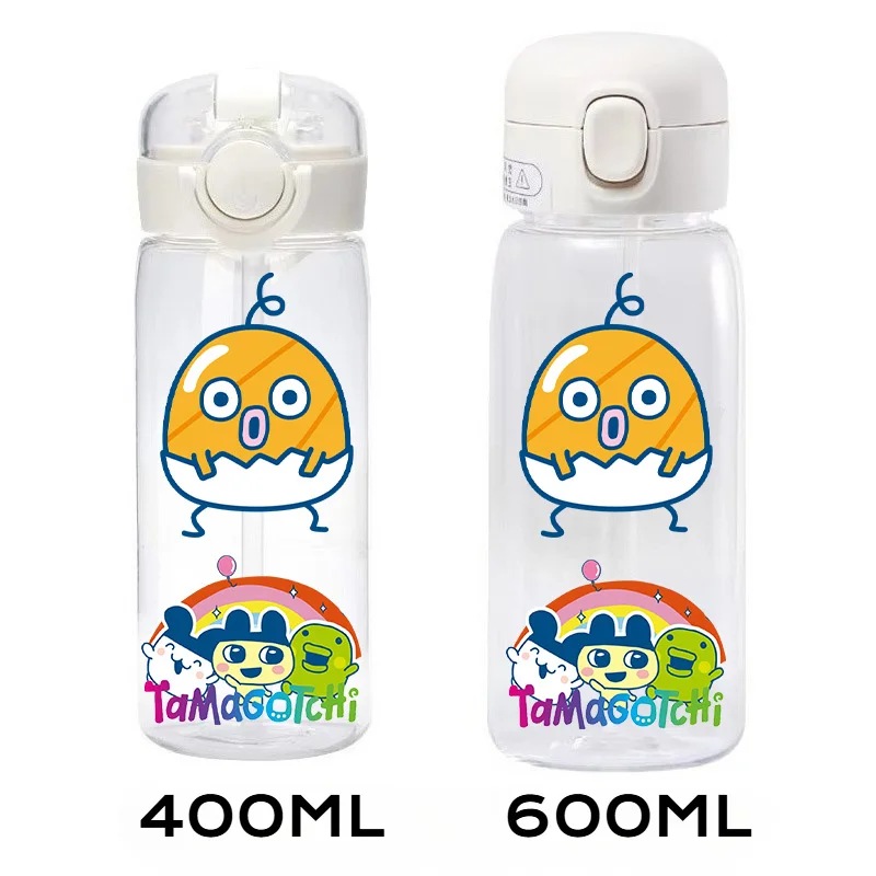 400ML-600ML Spiel Haustier Tamagotchi Mametchi Kuchipatchi Milkchi Mimitchi Momotchi Plastik Wasser Tasse Trinkflasche Schule Gourde