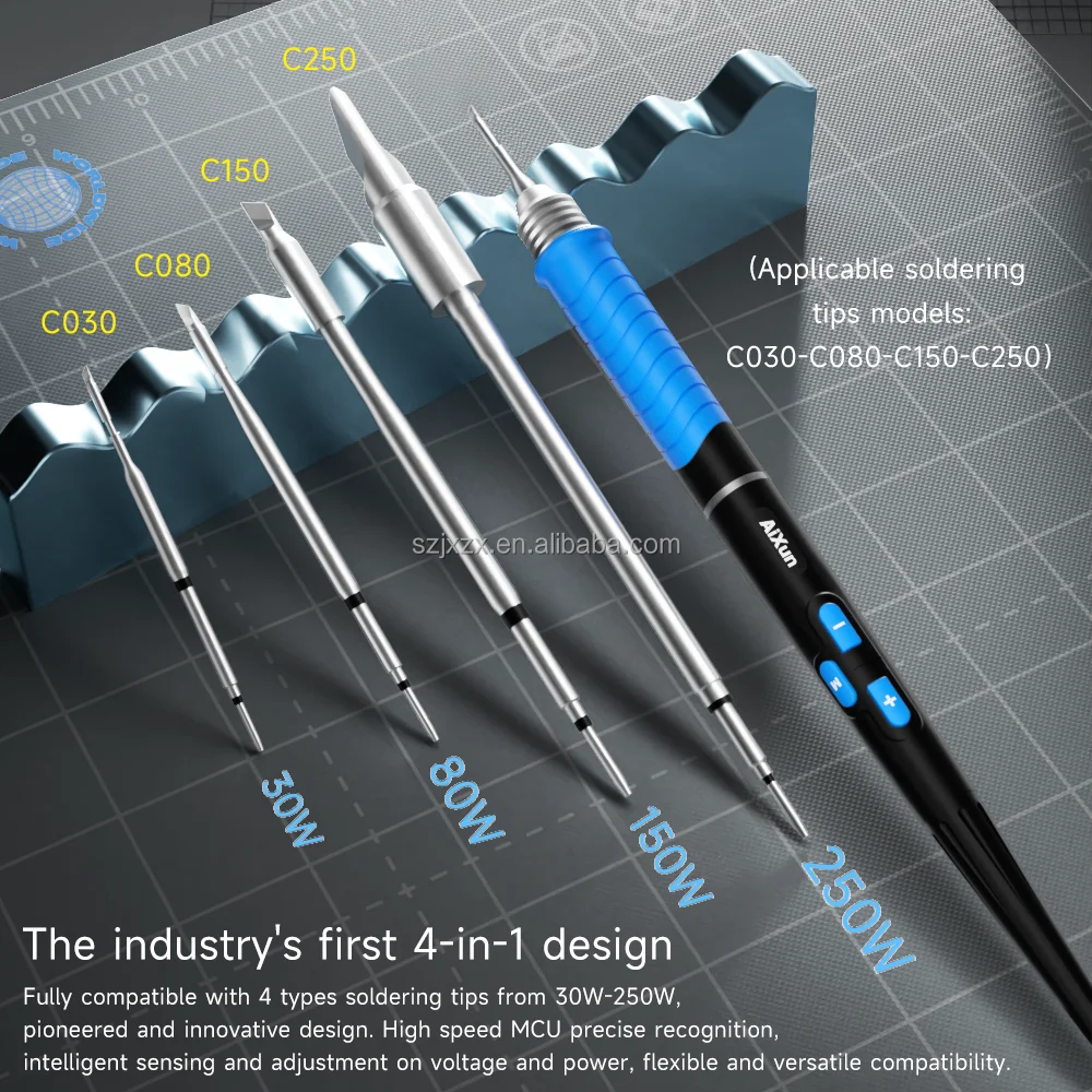 Soldering Handle Intelligent 4-in-1 Soldering Handle 7 Core Plug Soldering Iron For T400 T413 Welding Station Handle