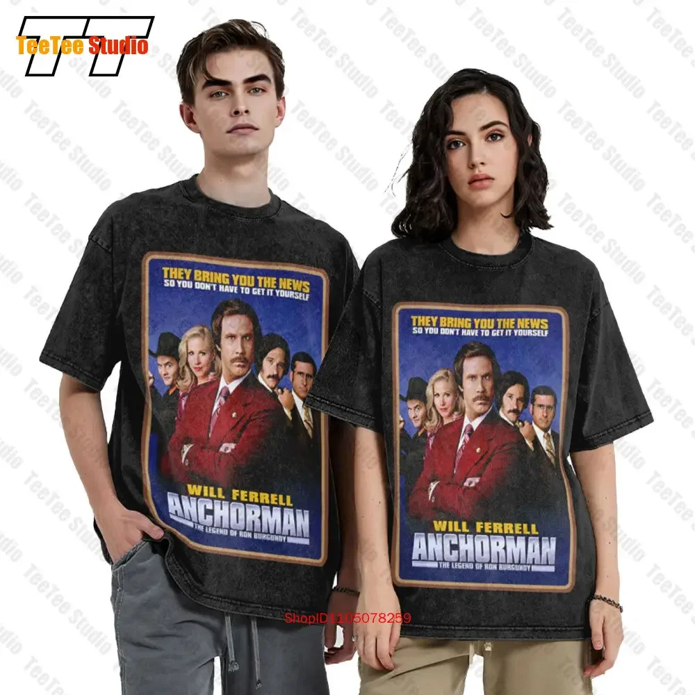 Anchorman Movie Poster Vintage Oversized T-Shirt OF99