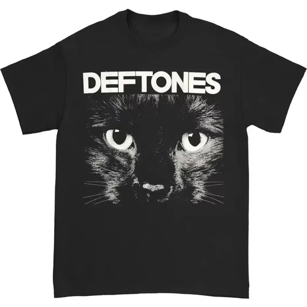 Camiseta Deftones de kvalitet camisa de manga corta a la moda para mujer camiseta ligera Comoda de Metal style music Punk