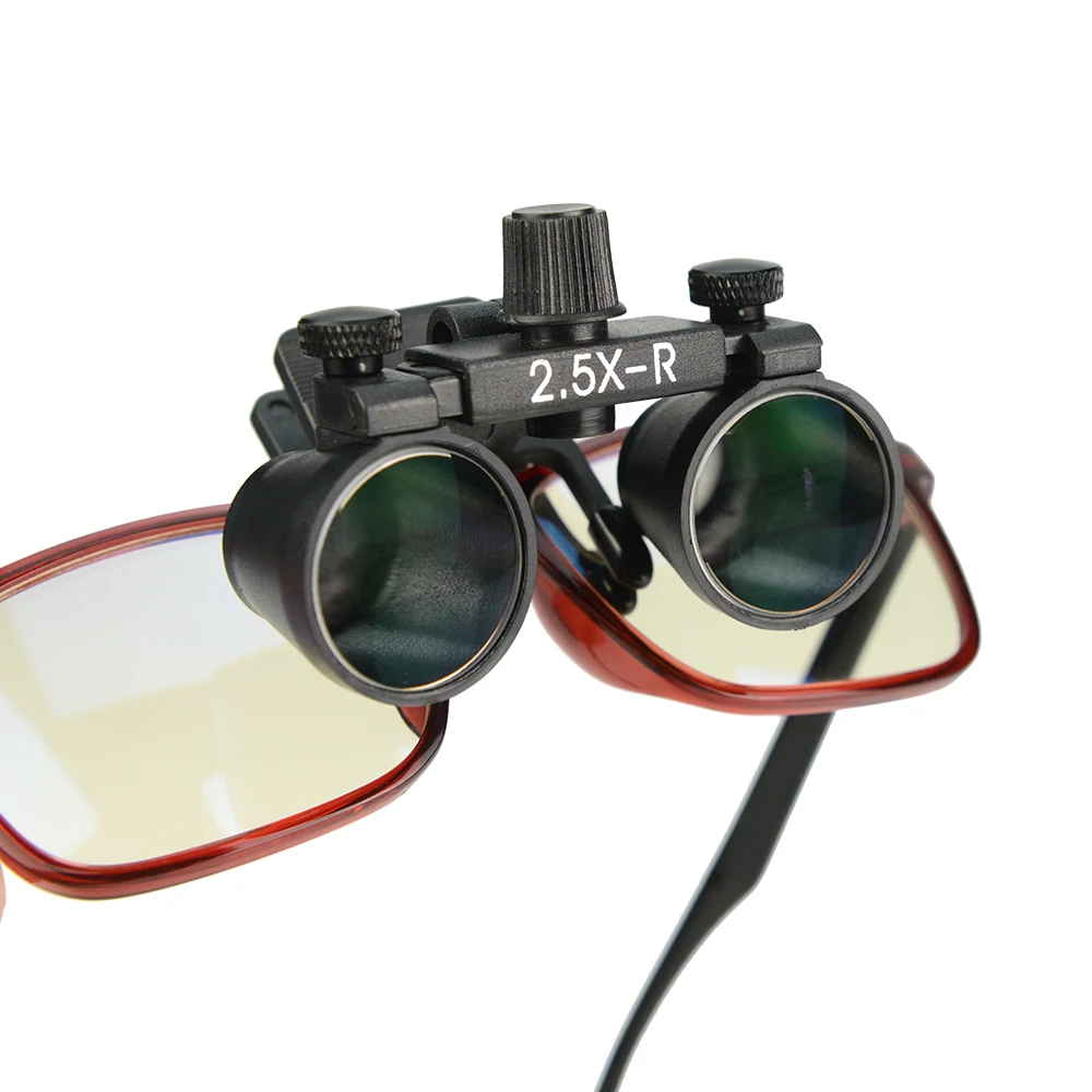 2.5X Surgical Medical Dental Loupes Dentist Glasses Magnifying Glass 30~52cm Long Working Distance