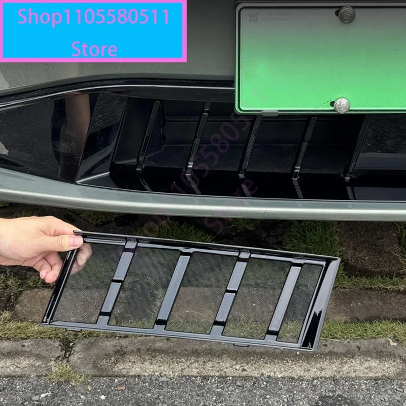 For New Zeekr 001 2024 Restyling Car Styling Front Grille Air Inlet Insect Proof Protective Cover Auto Modified Accessories