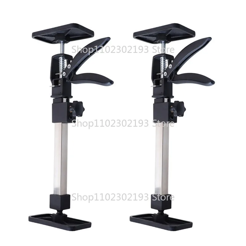 목공 텔레스코픽 지지대 로드 캐비닛 걸이 설치, 리프팅 지지대 프레임 리프팅 장치, 노동 절약 장식, 1 개