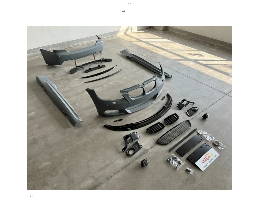 

Auto Pats Bumper Conversion Car Body Kit for E92 Pre M TECH 2006-2009 Hood Fender Front Rear Bumper Lip Body Kit